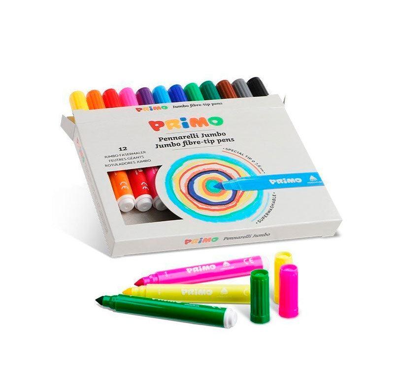 12 Rotuladores JUMBO super lavables - manodesantaoficial