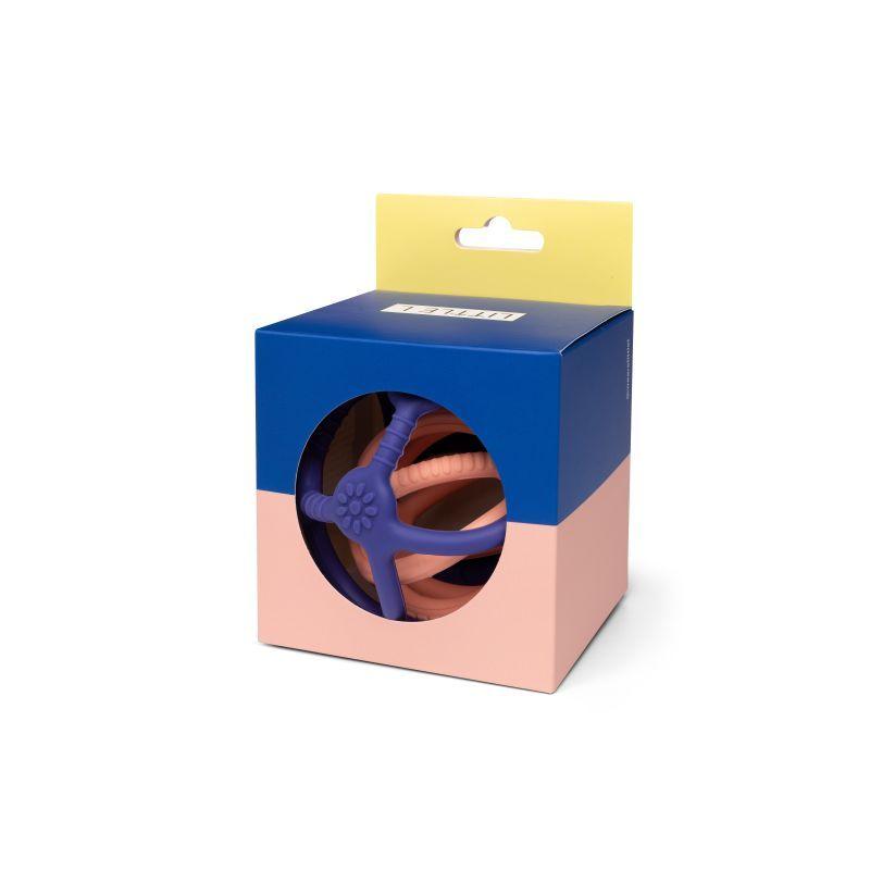 2 Pelotas sensoriales Silicona Azul y rosa - manodesantaoficial