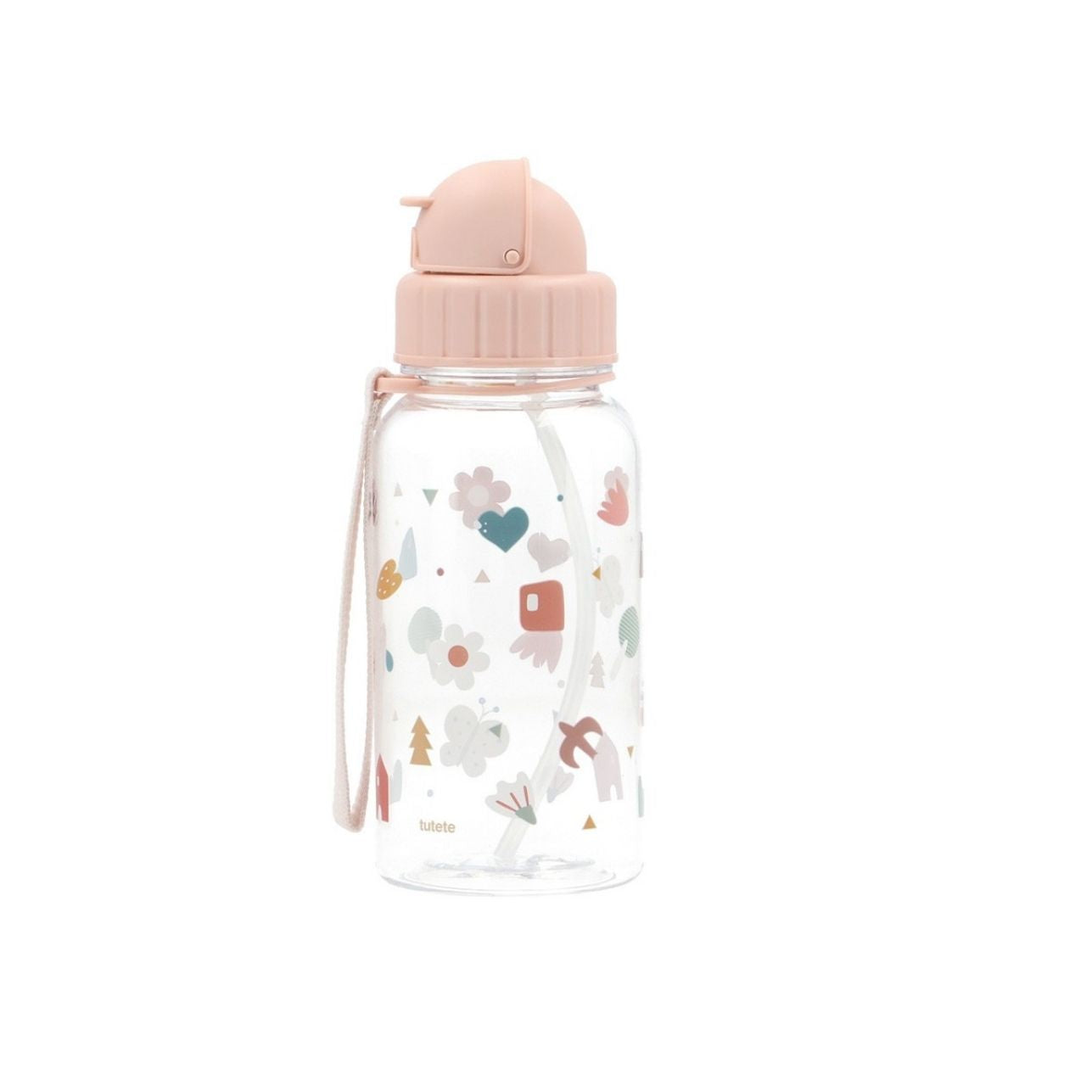 ¡No te quedes sin la botella de plástico tritán de la colección Geometic Nature! Con una pajita de silicona abatible que se despliega automáticamente al abrir la tapa, es perfecta para llevar al cole.
Además, cuenta con un asa larga que te permite llevarla colgada en la mochila o en el carro del bebé. Fabricada en Tritán, esta botella tiene una capacidad de 500ml y unas medidas aproximadas de alto 19cm x diámetro 7cm.