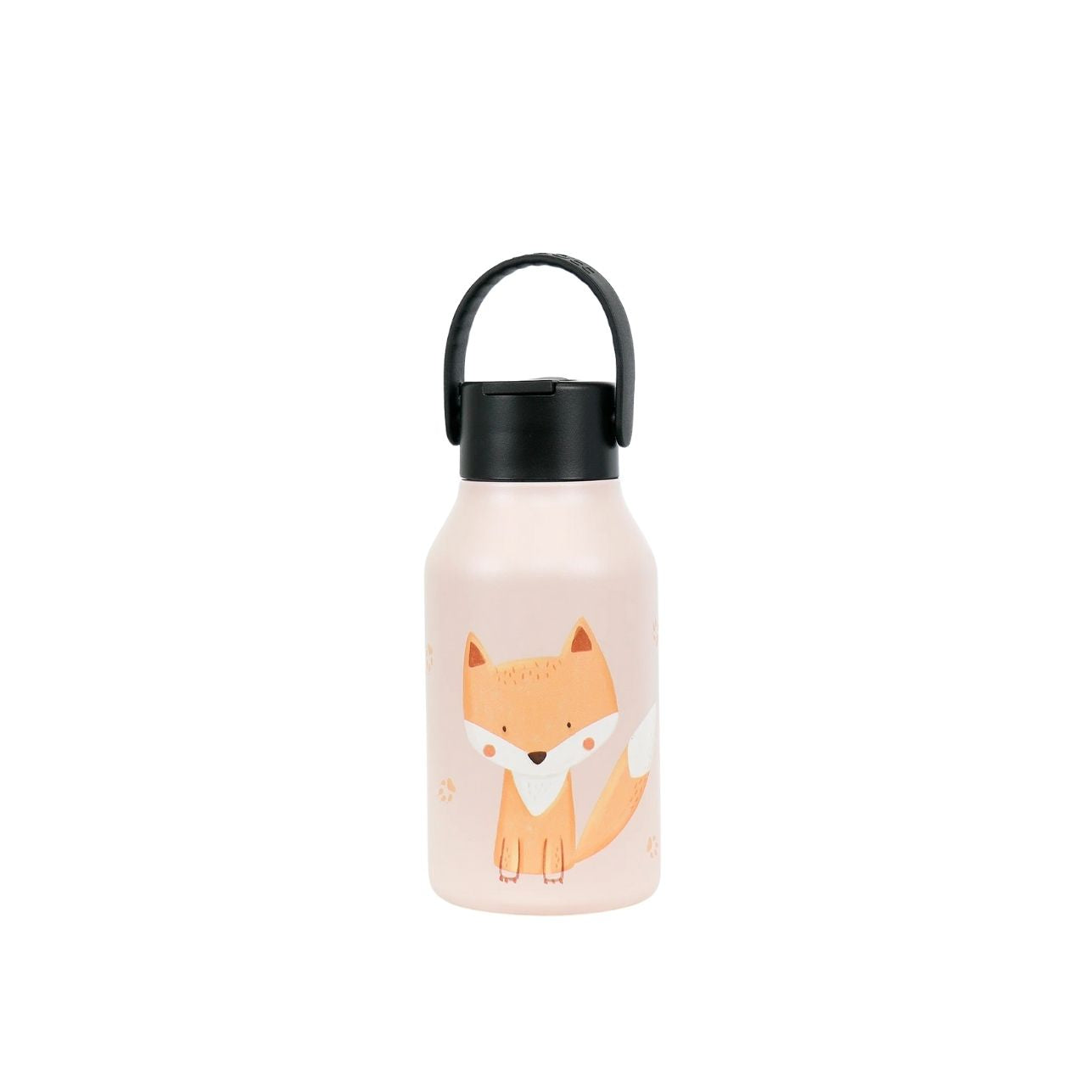 Botella Termo Acero inox Runbott Mii Zorro 35cl Gracias a su recubrimiento interior cerámico, mantiene el sabor original de las bebidas sin olores ni transferencias. Su aislamiento de doble pared mantiene los líquidos fríos hasta 24 horas y calientes hasta 12, ideal para cualquier estación del año.