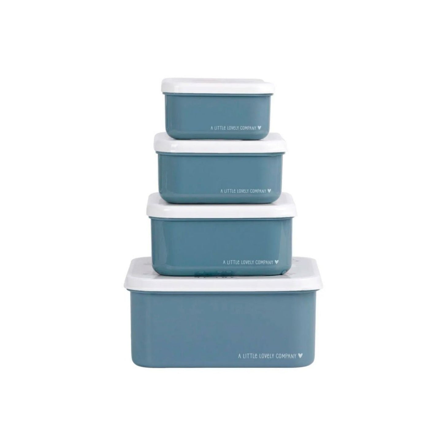 Set de 4 cajas de almuerzo apilables infantiles Coches. Diferentes tamaños, libres de BPA y superprácticas. ¡Ideales para la merienda y el cole!