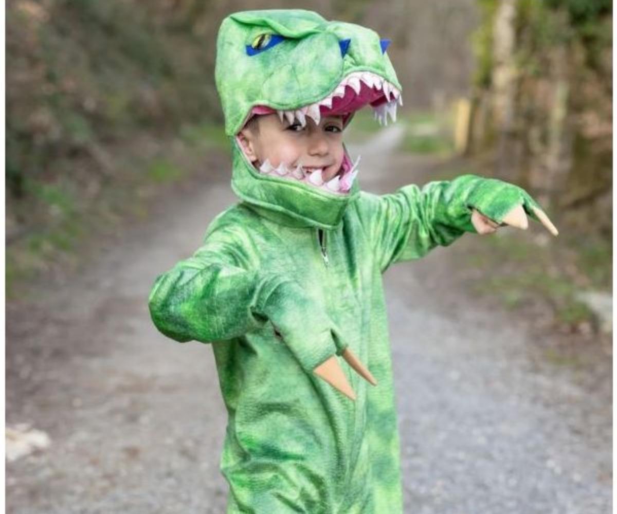 Set Completo: Incluye mono con cremallera, garras cosidas y máscara ajustable
.Calidad Premium: Diseño realista con colores vivos, ideal para fans de los dinosaurios.
Versatilidad: Perfecto para Carnaval, Halloween o el juego simbólico diario en casa.