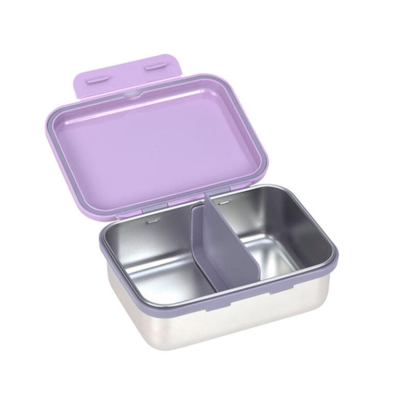 la fiambrera Heart Lilac es la aliada perfecta para llevar comidas saludables y bien organizadas al cole, al parque o de excursión. Su diseño en acero inoxidable 100% la hace resistente, duradera y segura para el uso diario