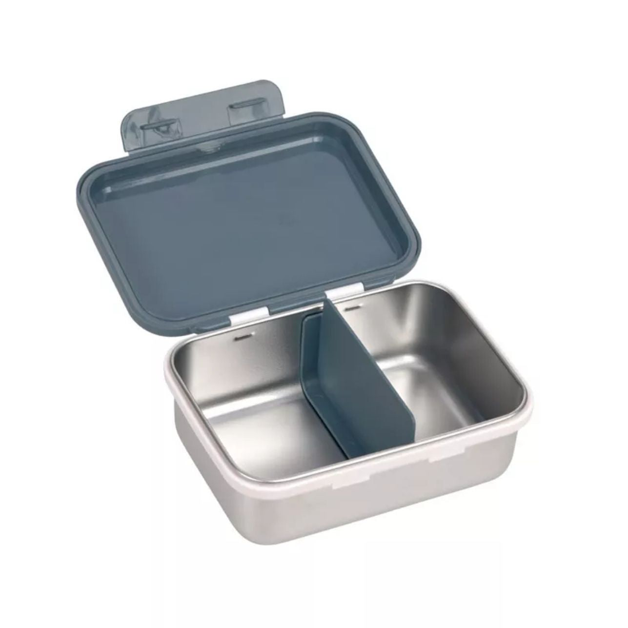 la fiambrera Happy Prints Blue es la aliada perfecta para llevar comidas saludables y bien organizadas al cole, al parque o de excursión. Su diseño en acero inoxidable 100% la hace resistente, duradera y segura para el uso diario