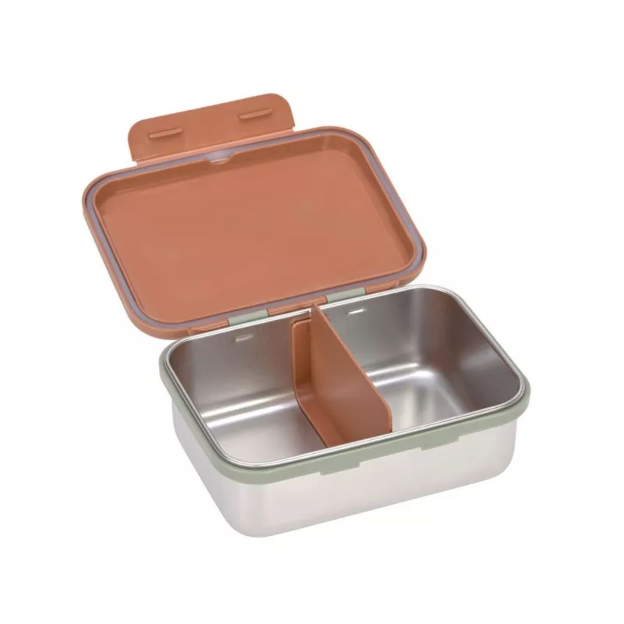 la fiambrera Happy Prints Caramel es la aliada perfecta para llevar comidas saludables y bien organizadas al cole, al parque o de excursión. Su diseño en acero inoxidable 100% la hace resistente, duradera y segura para el uso diario