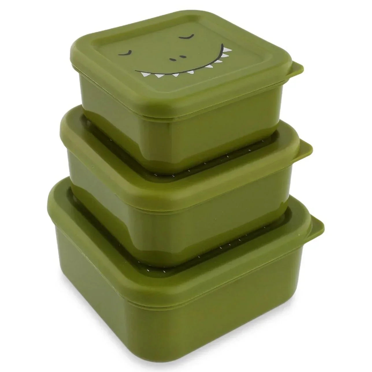 pack de 3 fiambreras apilables es ideal para acompañar a los peques en su día a día: desde el cole hasta el parque o una excursión al campo. Cada una tiene un tamaño diferente y cabe dentro de la otra, lo que las hace súper fáciles de guardar y transportar.