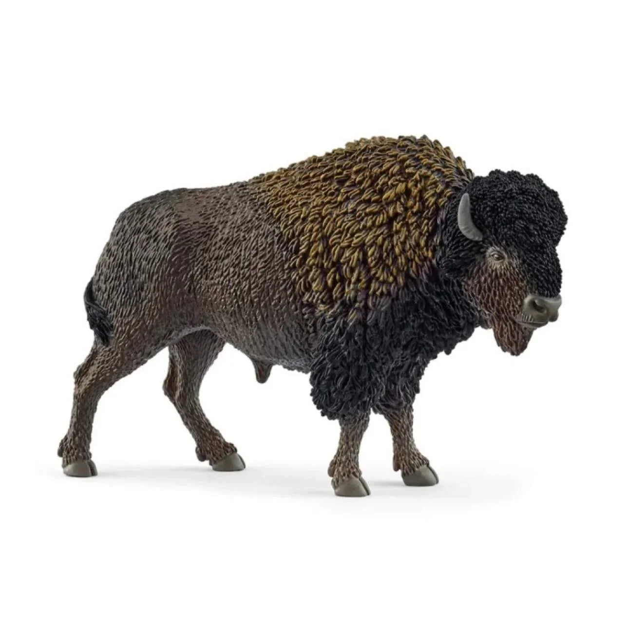 Figura Bisonte – Schleich
Edad recomendada: 3 a 8 años
Dimensiones: 13,5 x 5 x 8,5 cm
Incluye: 1 figura