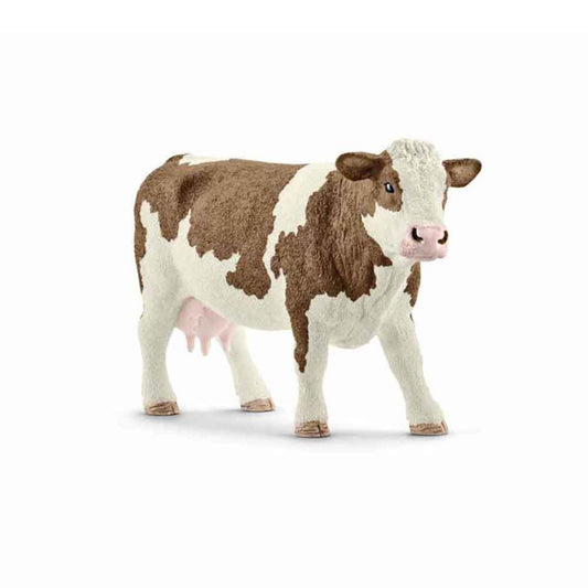 Figura Vaca Fleckvieh – Schleich 🐄
Edad recomendada: 3 a 8 años
Dimensiones: 13 x 4 x 7,7 cm
Incluye: 1 figura