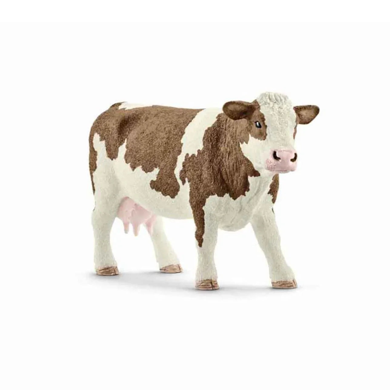 Figura Vaca Fleckvieh – Schleich 🐄
Edad recomendada: 3 a 8 años
Dimensiones: 13 x 4 x 7,7 cm
Incluye: 1 figura