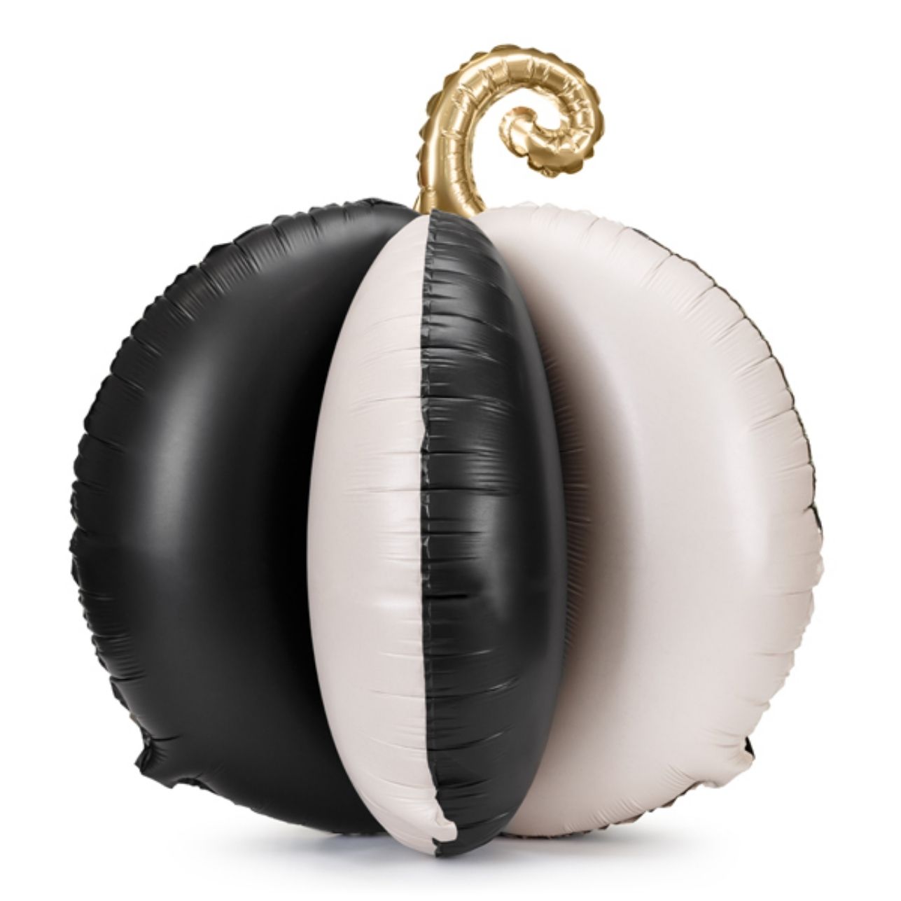 🎃 Globo de Foil 3D Calabaza – 58 x 58 cm
Incluye: 8 elementos inflables, 4 clips de cierre, pegatinas de gel y 1 pajita para inflado
Medidas aproximadas tras el inflado: 58 x 58 cm
Colores: Negro y crema con tallo dorado
Material: Foil de alta calidad
Inflado: Con aire (no necesita helio)