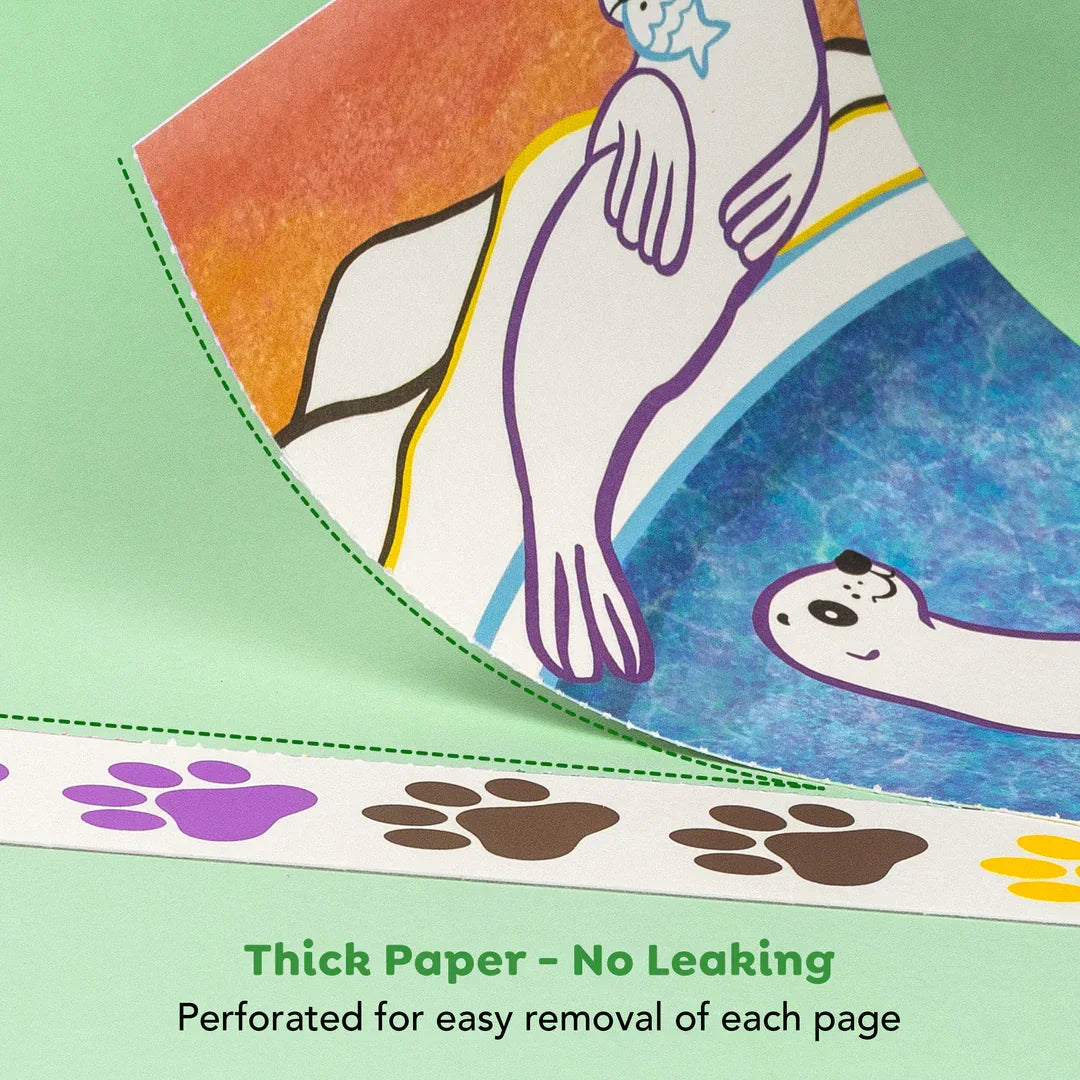 Dale vida a la imaginación de tus hijos con nuestro Set de Láminas Acuarela de Viaje - Aninales. Este fabuloso set está diseñado para niños de 4 a 7 años y es la introducción perfecta al mundo de la pintura.