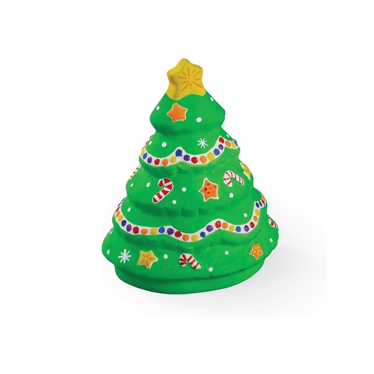 🎨 Kit de Pintura Árbol de Navidad – Crocodile Creek
Edad recomendada: A partir de 5 años
Dimensiones del producto: 15,2 x 10,2 x 22,5 cm
Incluye:
1 árbol de cerámica listo para pintar
8 botes de pintura acrílica (incluye 2 metálicas)
1 pincel