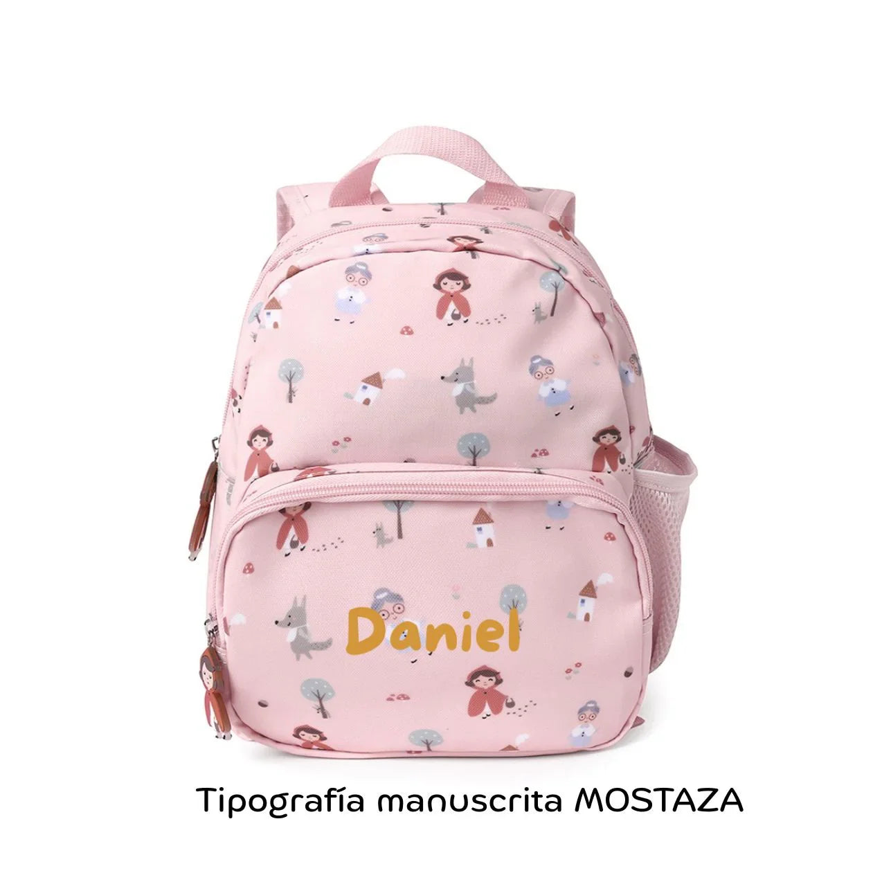 ¡La Mochila Infantil Little Red, Caperucita, coches de ciudad, Personalizable de tutete es perfecta para esos pequeños aventureros en su regreso a clases! esta mochila es un must-have para llevar a la escuela. 