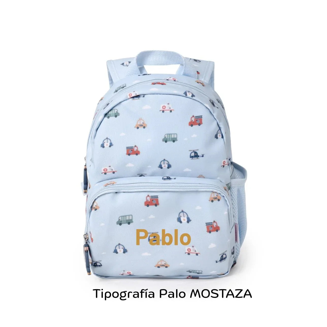 ¡La Mochila Infantil City cars, coches de ciudad, Personalizable de tutete es perfecta para esos pequeños aventureros en su regreso a clases! esta mochila es un must-have para llevar a la escuela. 