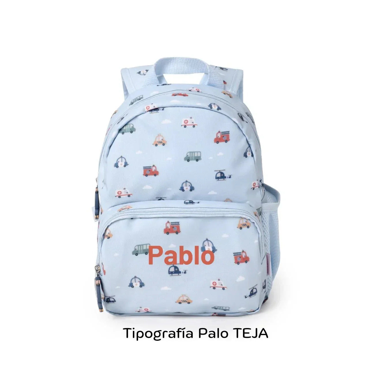 ¡La Mochila Infantil City cars, coches de ciudad, Personalizable de tutete es perfecta para esos pequeños aventureros en su regreso a clases! esta mochila es un must-have para llevar a la escuela. 