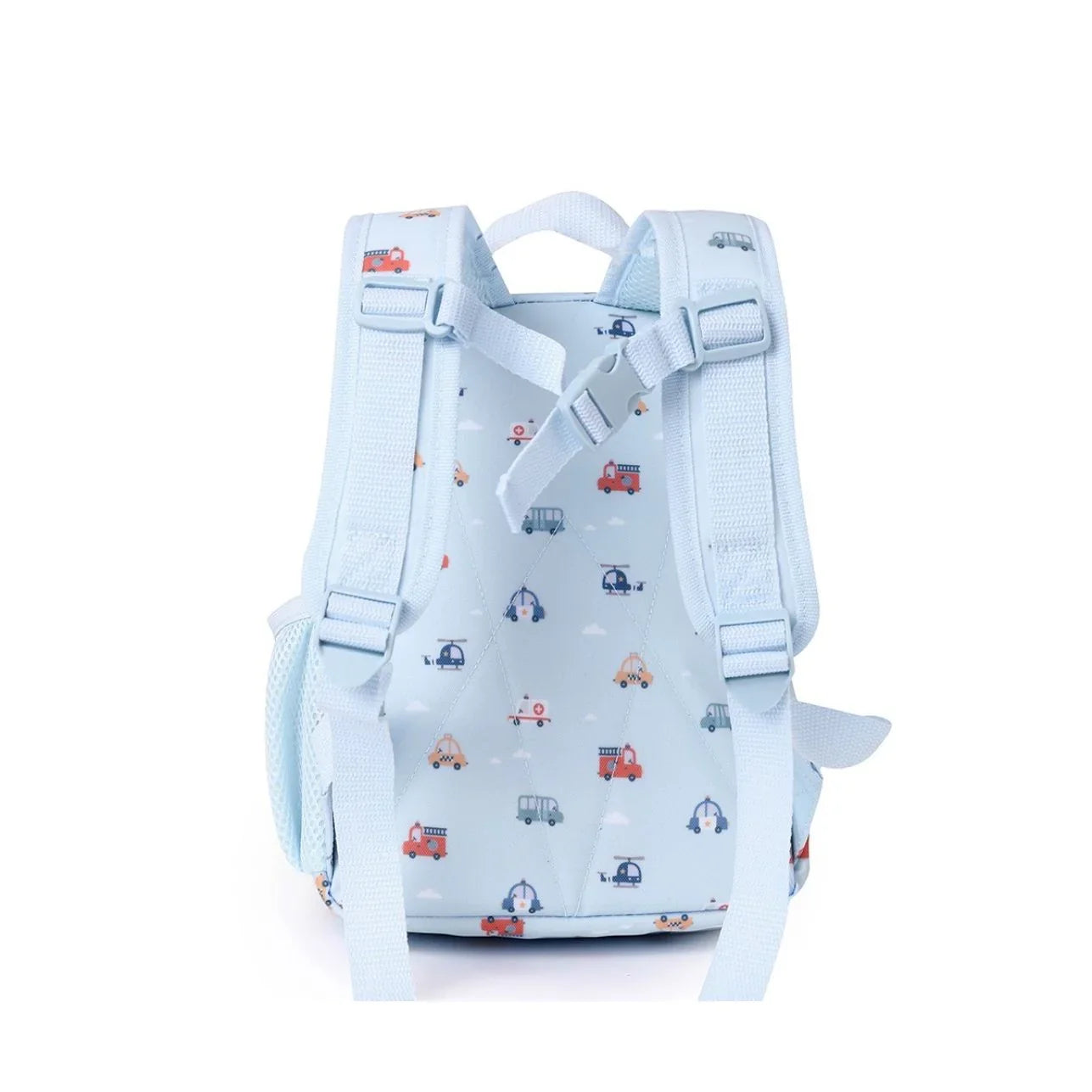 ¡La Mochila Infantil City cars, coches de ciudad, Personalizable de tutete es perfecta para esos pequeños aventureros en su regreso a clases! esta mochila es un must-have para llevar a la escuela. 