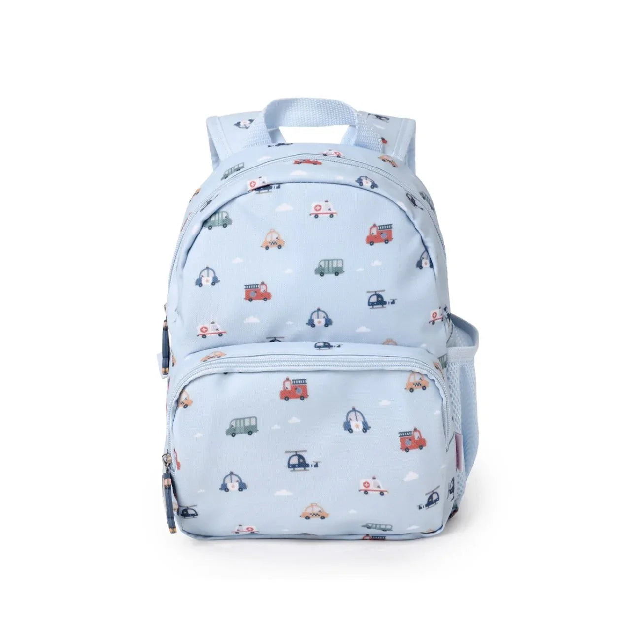 ¡La Mochila Infantil City cars, coches de ciudad, Personalizable de tutete es perfecta para esos pequeños aventureros en su regreso a clases! esta mochila es un must-have para llevar a la escuela. 