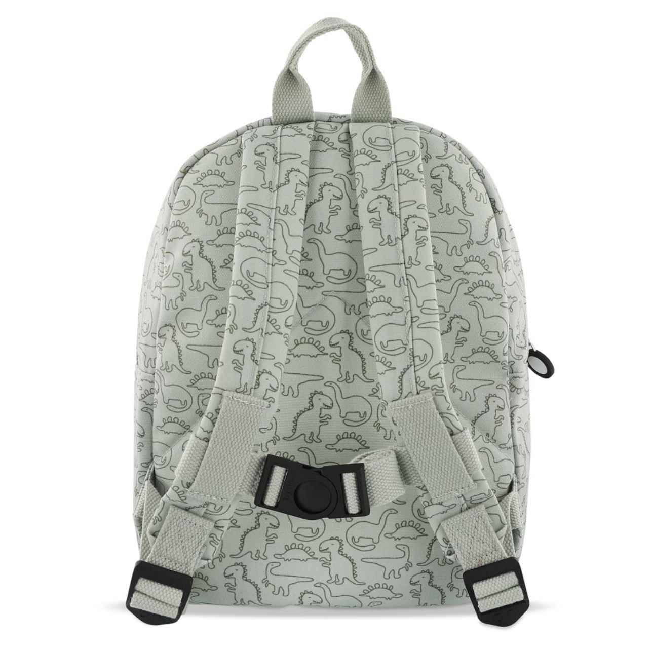 La mochila infantil estampada Dinos de Trixie está diseñada pensando en la comodidad, la autonomía y el estilo de los más pequeños. Ideal para la etapa de infantil o preescolar, cuenta con tirantes acolchados y ajustables, además de una correa en el pecho que mantiene la mochila en su sitio sin que se resbale.
Su tamaño es perfecto para llevar el almuerzo, una muda, sus juguetes favoritos o incluso su peluche inseparable. El bolsillo delantero es ideal para meriendas o pequeños tesoros, y su apertura