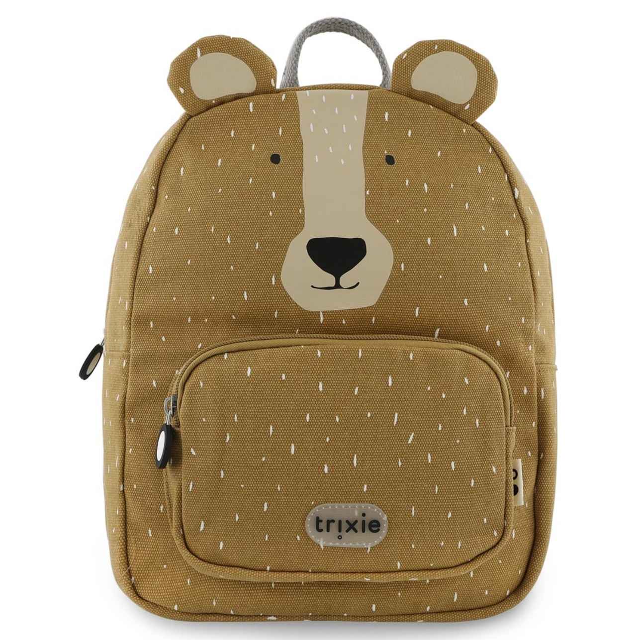 La mochila infantil oso Trixie está diseñada pensando en la comodidad, la autonomía y el estilo de los más pequeños. Ideal para la etapa de infantil o preescolar, cuenta con tirantes acolchados y ajustables, además de una correa en el pecho que mantiene la mochila en su sitio sin que se resbale.