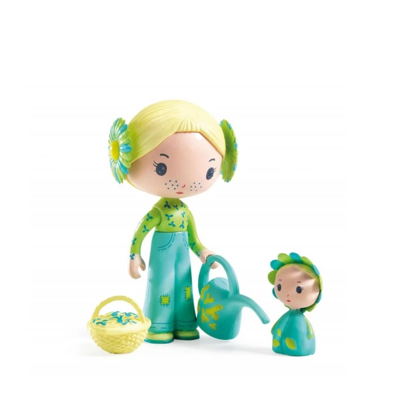 Tinyly Flore & Bloom
🌸 Una encantadora muñequita con su inseparable mascota, perfecta para imaginar, jugar y coleccionar.
Tinyly Flore & Bloom forma parte de la delicada colección Tinyly de Djeco. Diseñada por Virginie Brachet, esta figura combina ternura, detalle y fantasía, invitando a los peques a crear historias llenas de magia y amistad.
