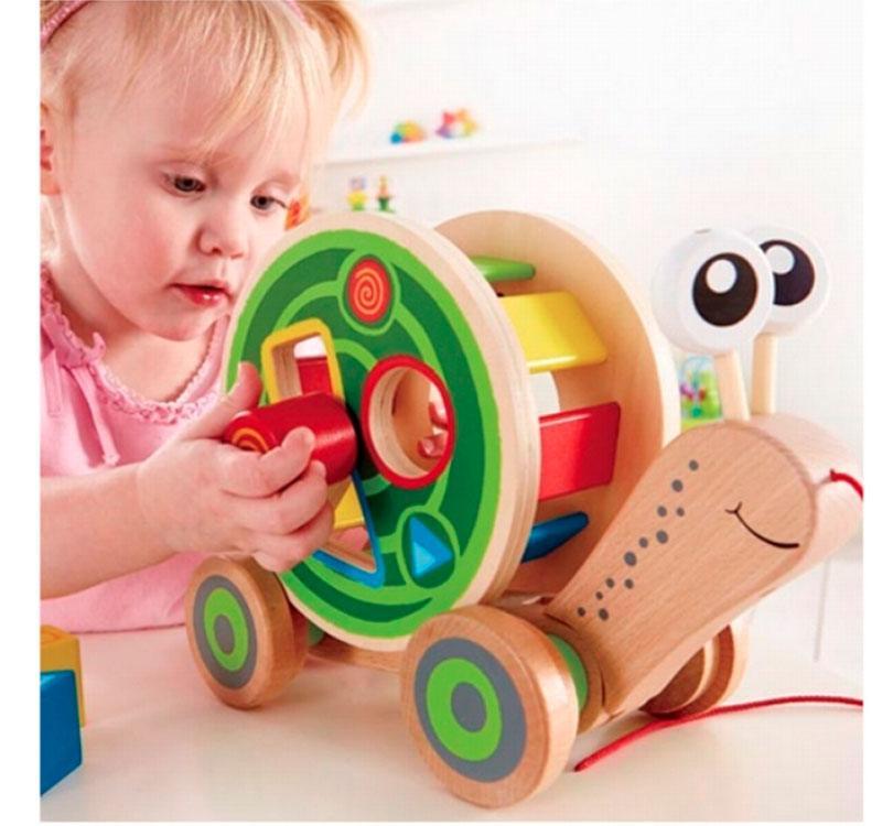 Arrastre y clasificador de formas Caracol Hape - manodesantaoficial