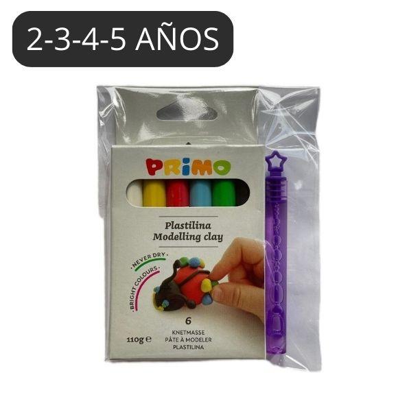 Bolsita cumple Cajita de plastilina + mini pompero - manodesantaoficial