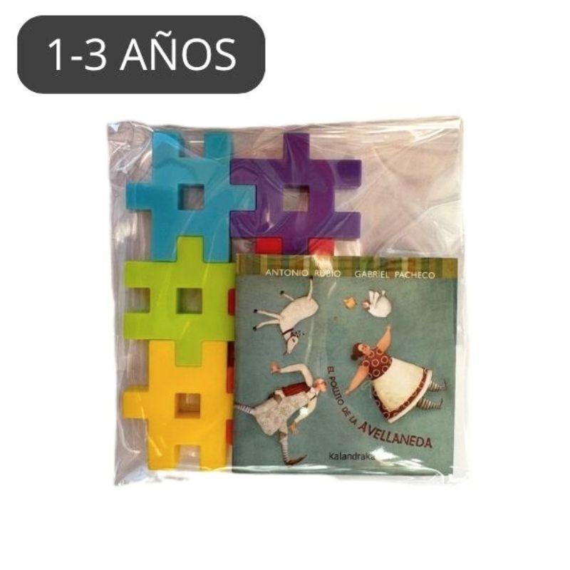 Bolsita cumple Meli Maxi 6 piezas y Minilibro Kalandraka - manodesantaoficial