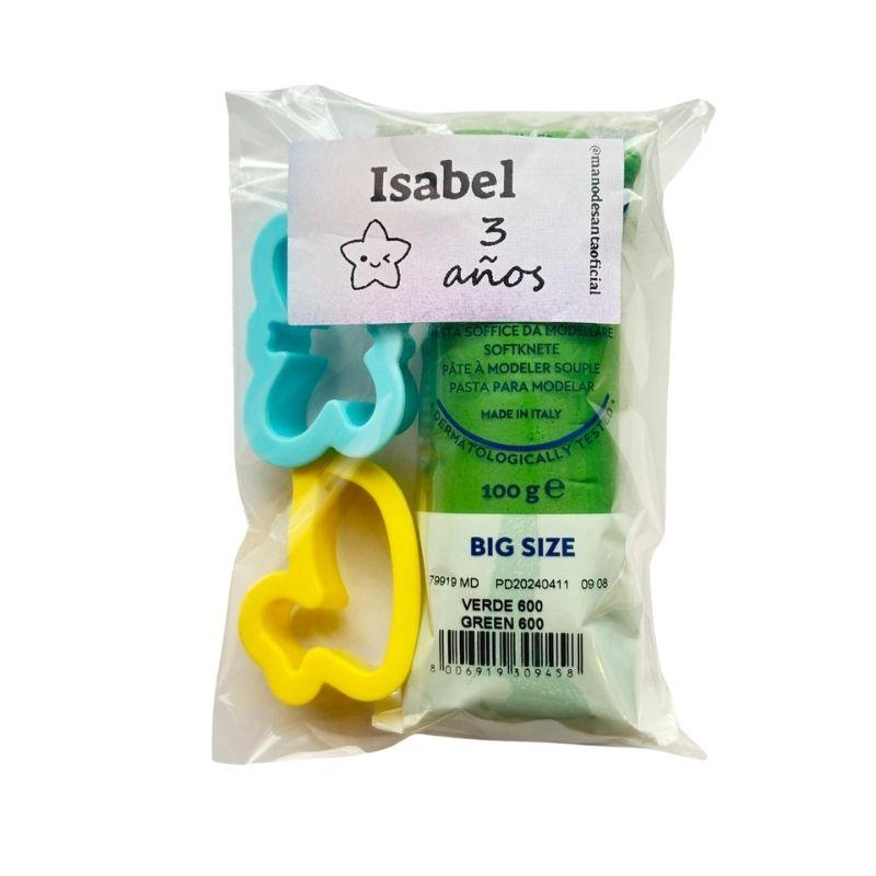 Bolsita cumple Paquete plastilina grande + 2 moldes cortadores - manodesantaoficial