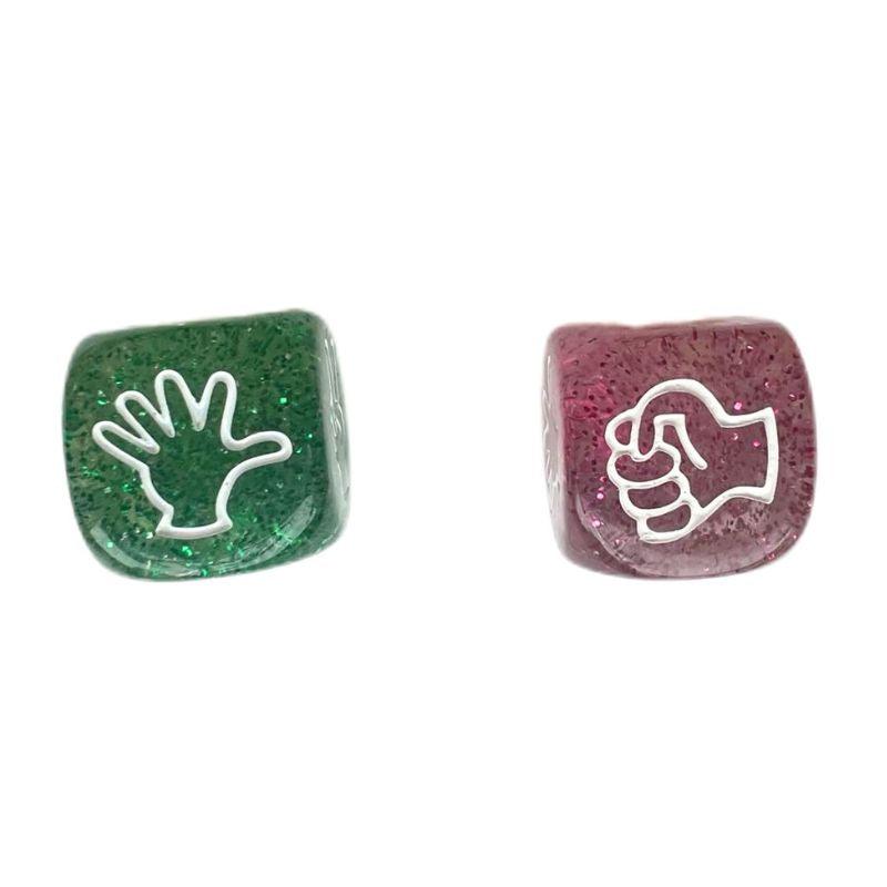 Bolsita de cumple Meli Stick y Dados piedra papel o tijera - manodesantaoficial