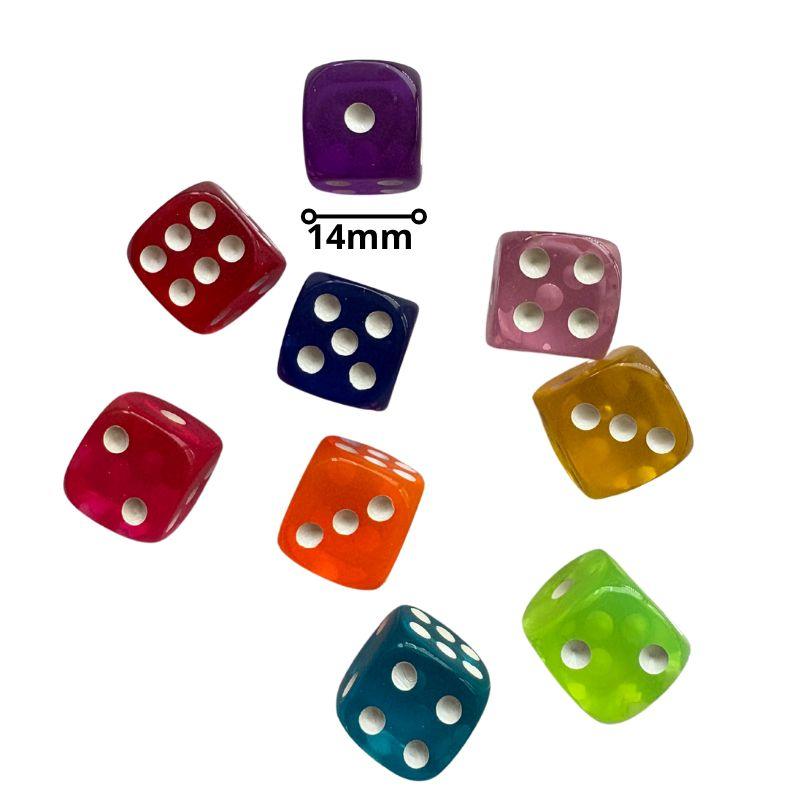 Bolsita de cumple sensorial con Meli Basic Neón y Dados matemáticos - manodesantaoficial