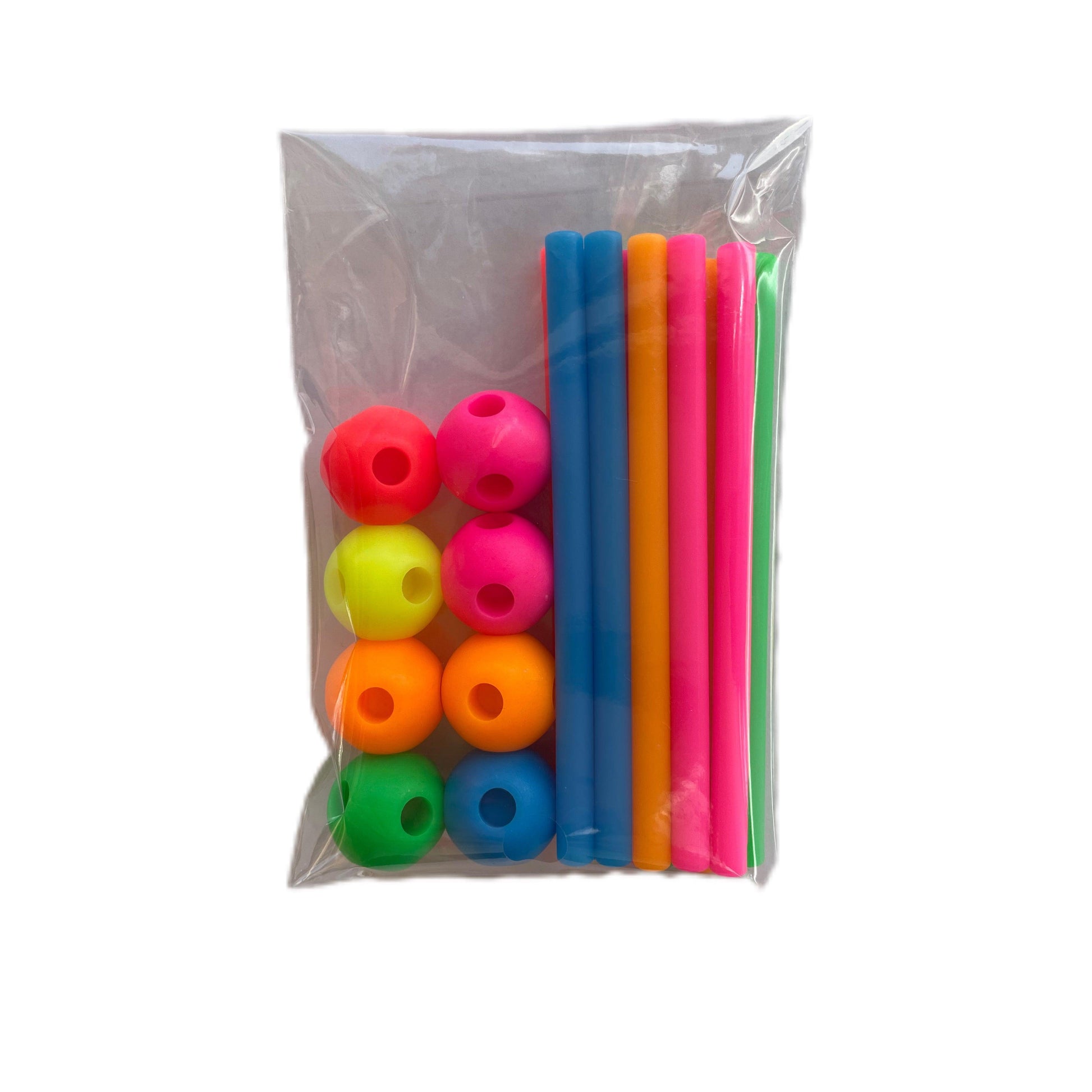 Bolsita de cumple sensorial con Meli Stick y Meli Basic Neón - manodesantaoficial