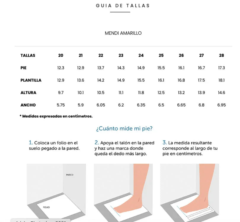 Bota de agua barefoot MENDI amarillo - manodesantaoficial