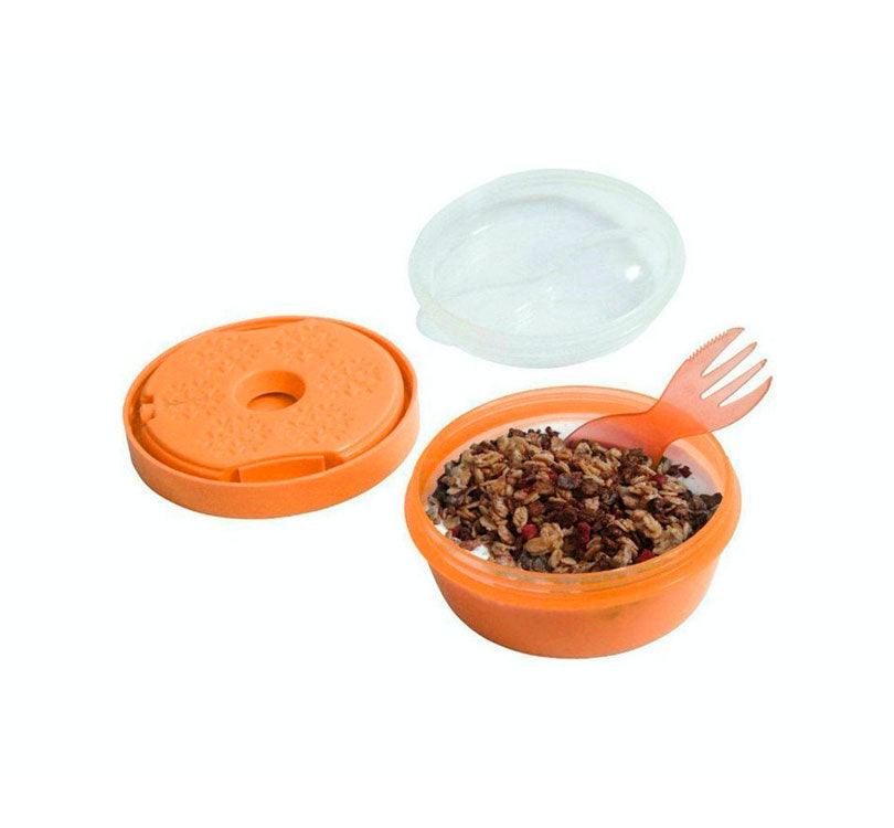 Caja Almuerzo con Tapa Refrigerante N'ice Cup Orange - manodesantaoficial