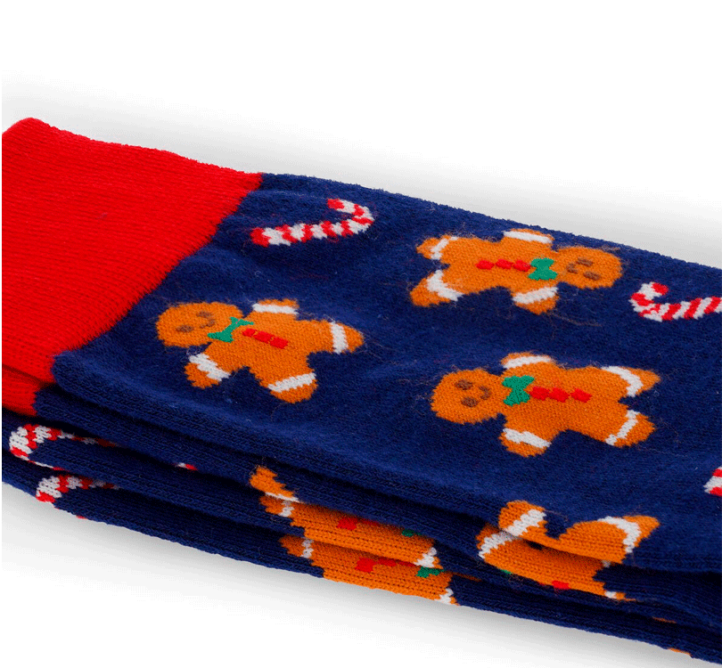 Calcetines muñeco de Jengibre Navidad - manodesantaoficial