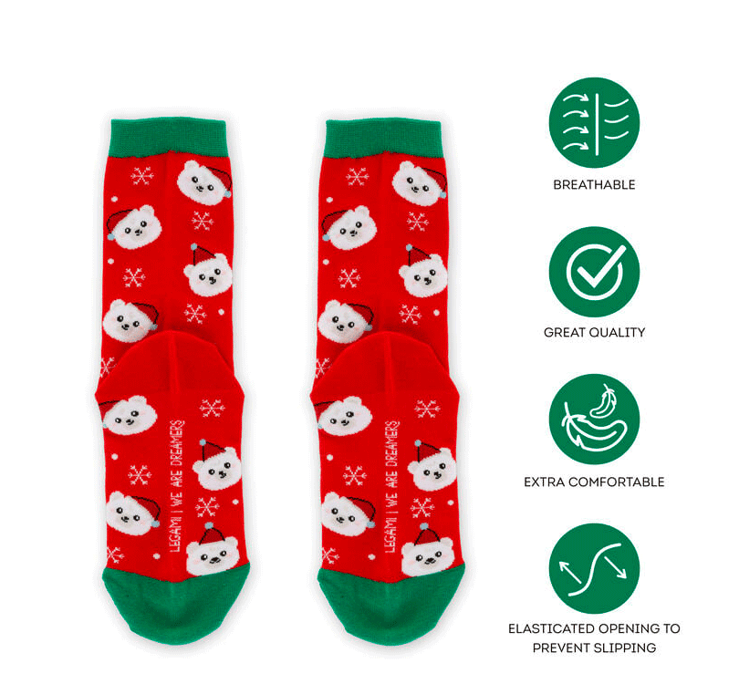 Calcetines Oso Polar Navidad - manodesantaoficial