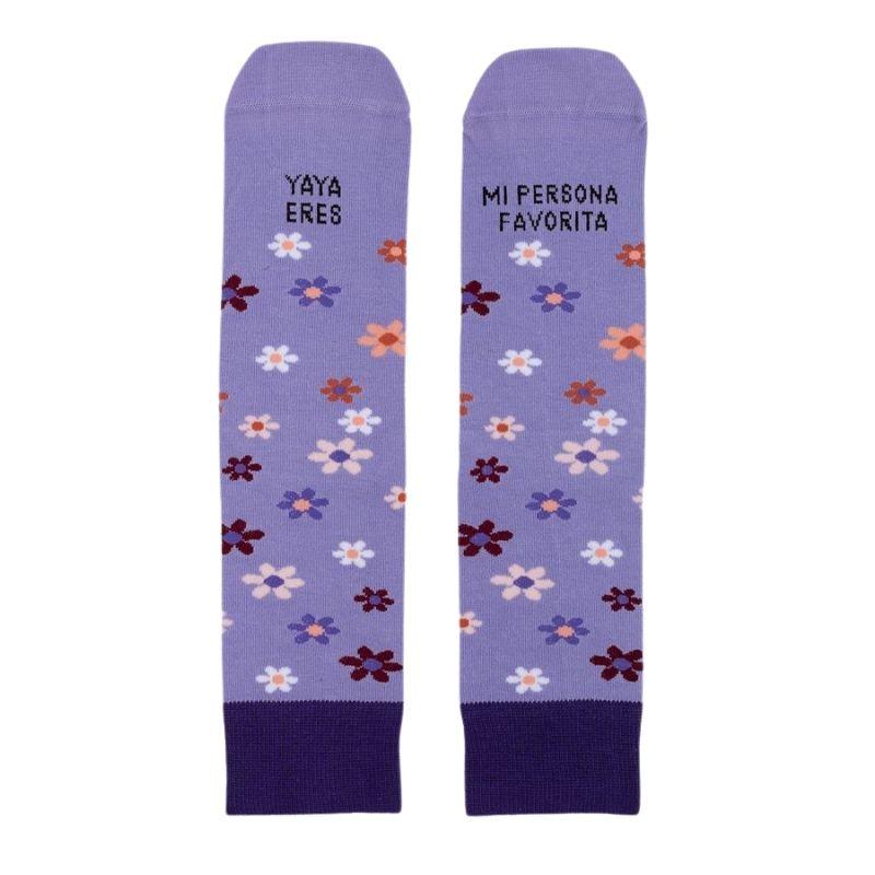 Calcetines "Yaya eres mi persona favortia" - manodesantaoficial