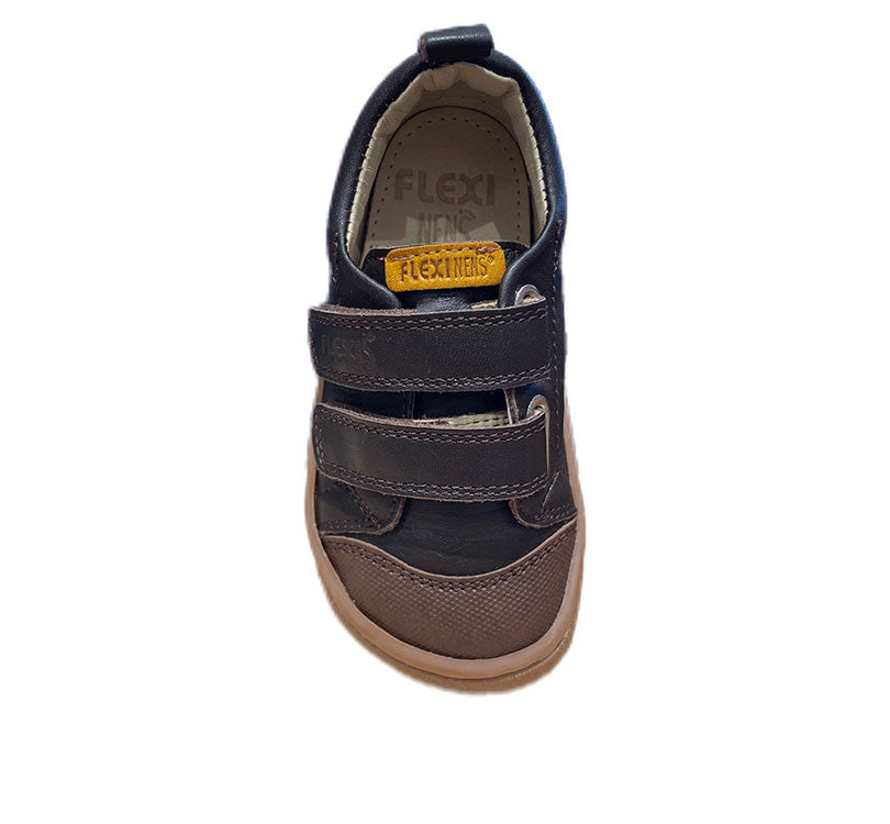 Calzado infantil respetuoso escolar Marrón Flexi nens - manodesantaoficial
