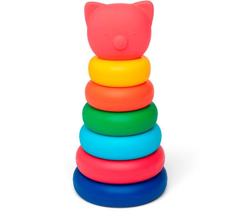 Cerdito apilable colores Silicona - manodesantaoficial