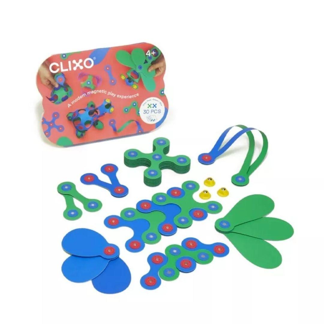 Clixo pack Crew Azul y verde 30 piezas - manodesantaoficial