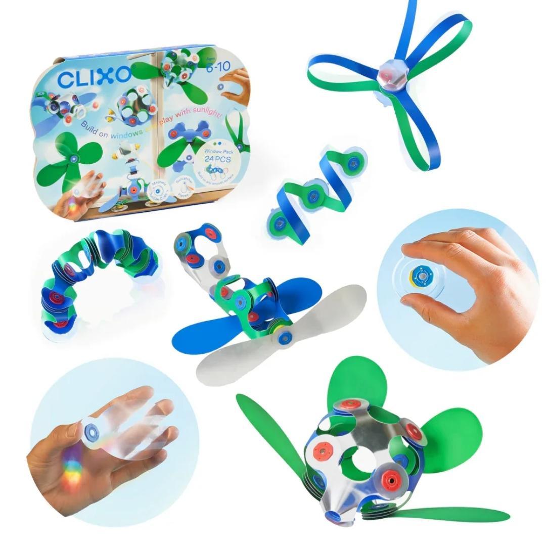 Clixo Window Pack 24 piezas (Con ventosas) - manodesantaoficial