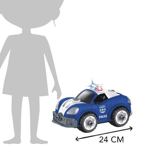 Coche de policía teledirigido RC Buki - manodesantaoficial