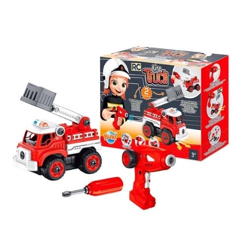 Construye camión de bomberos teledirigido RC Buki - manodesantaoficial