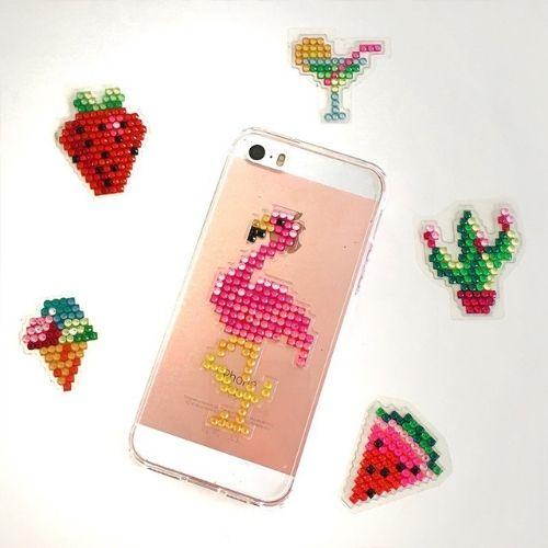 Crea pegatinas con diamantes - manodesantaoficial