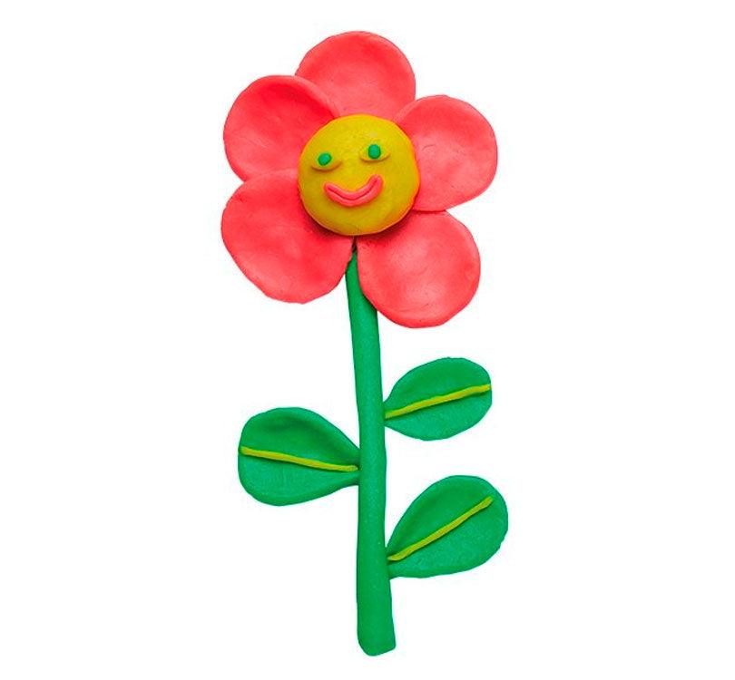Cubo de Mini Plastilina 3 colores EasyDo FLOR - manodesantaoficial