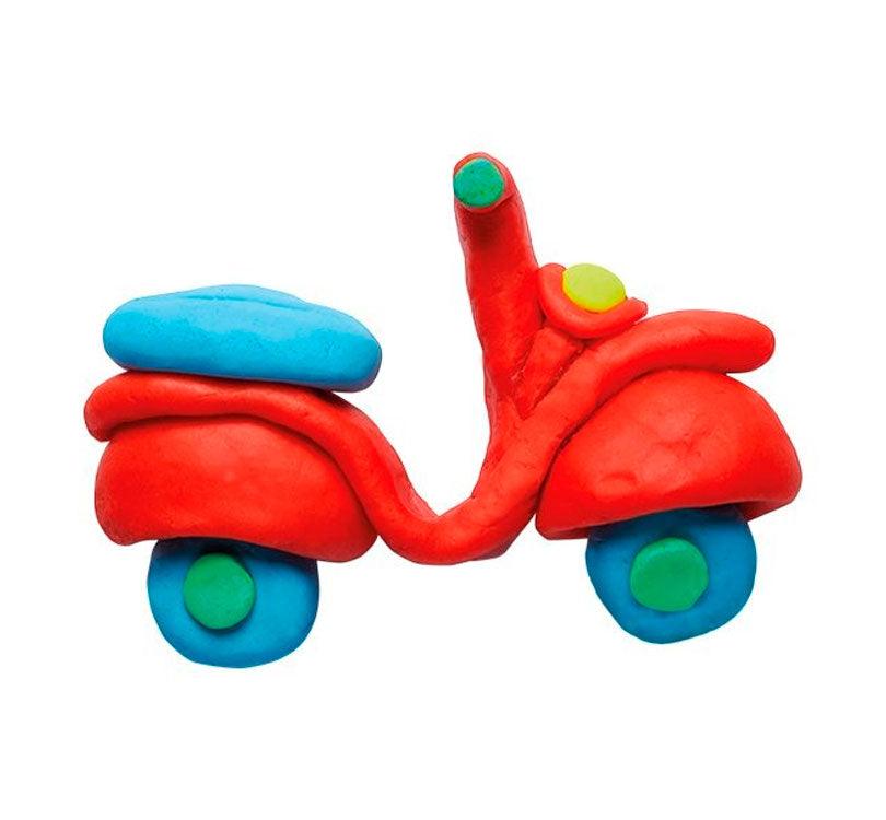 Cubo de Mini Plastilina 3 colores EasyDo MOTO - manodesantaoficial