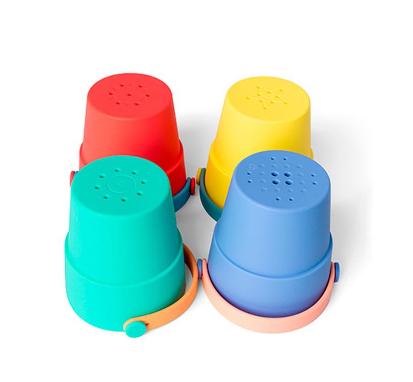 Cubos de baño sensoriales blanditos - manodesantaoficial