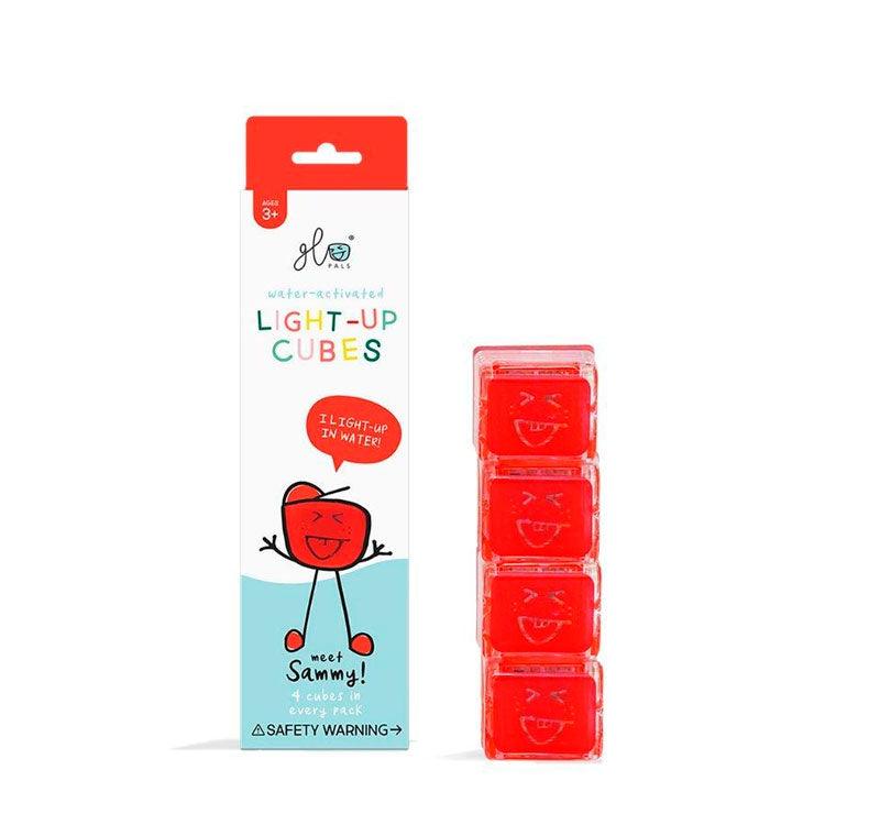 Cubos de luz sensoriales para el baño- ROJO - manodesantaoficial