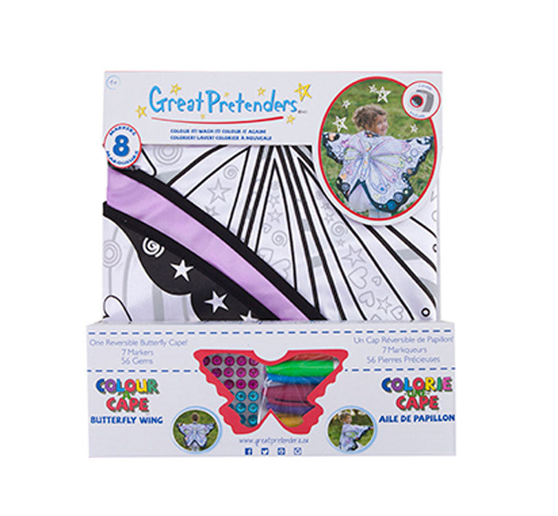 Disfraz capa para colorear Mariposa - manodesantaoficial