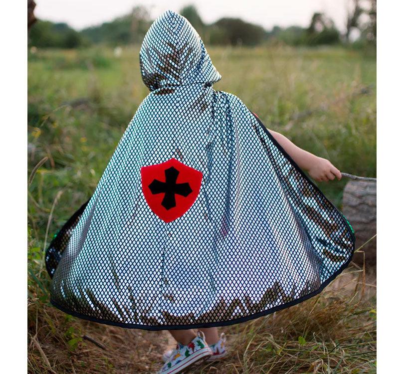 Disfraz capa reversible caballero y dragón - manodesantaoficial