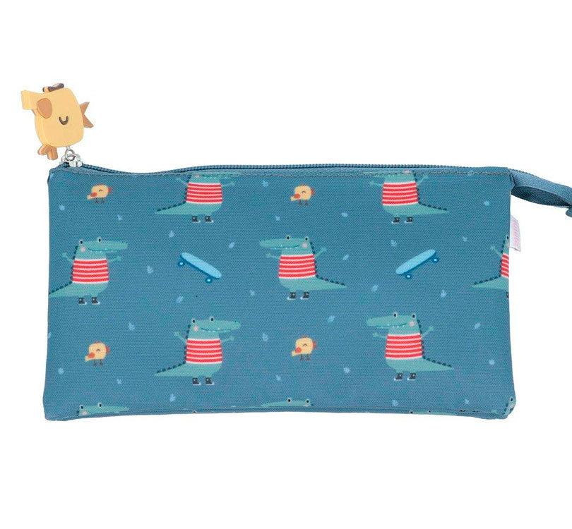 Estuche con 3 Compartimentos Croc Personalizable - manodesantaoficial